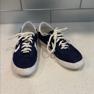 Converse Navy Blue Sneakers with White Accents size 8.5
